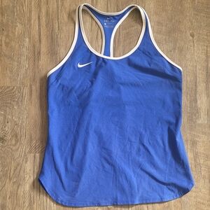 Nike Blue Racerback Tank Top